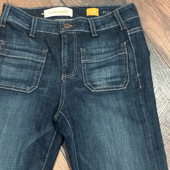 Pilcro Letterpress by Anthropology Superscript Flare Jeans Size 26 - Picture 8 of 10